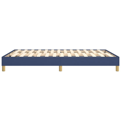 Struttura Letto a Rete a Molle Blu 140x190 cm in Tessuto | homemem39