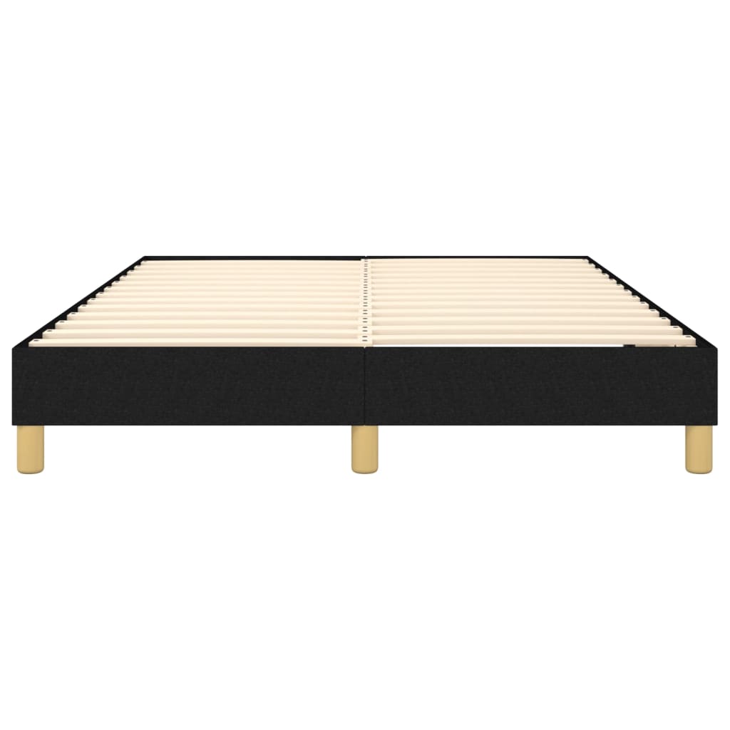 Struttura Letto a Rete a Molle Nero 140x200 cm in Tessuto | homemem39