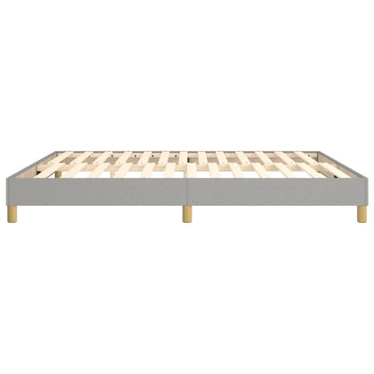 Struttura Letto a Rete a Molle Grigio Chiaro 160x200 cm Tessuto | homemem39