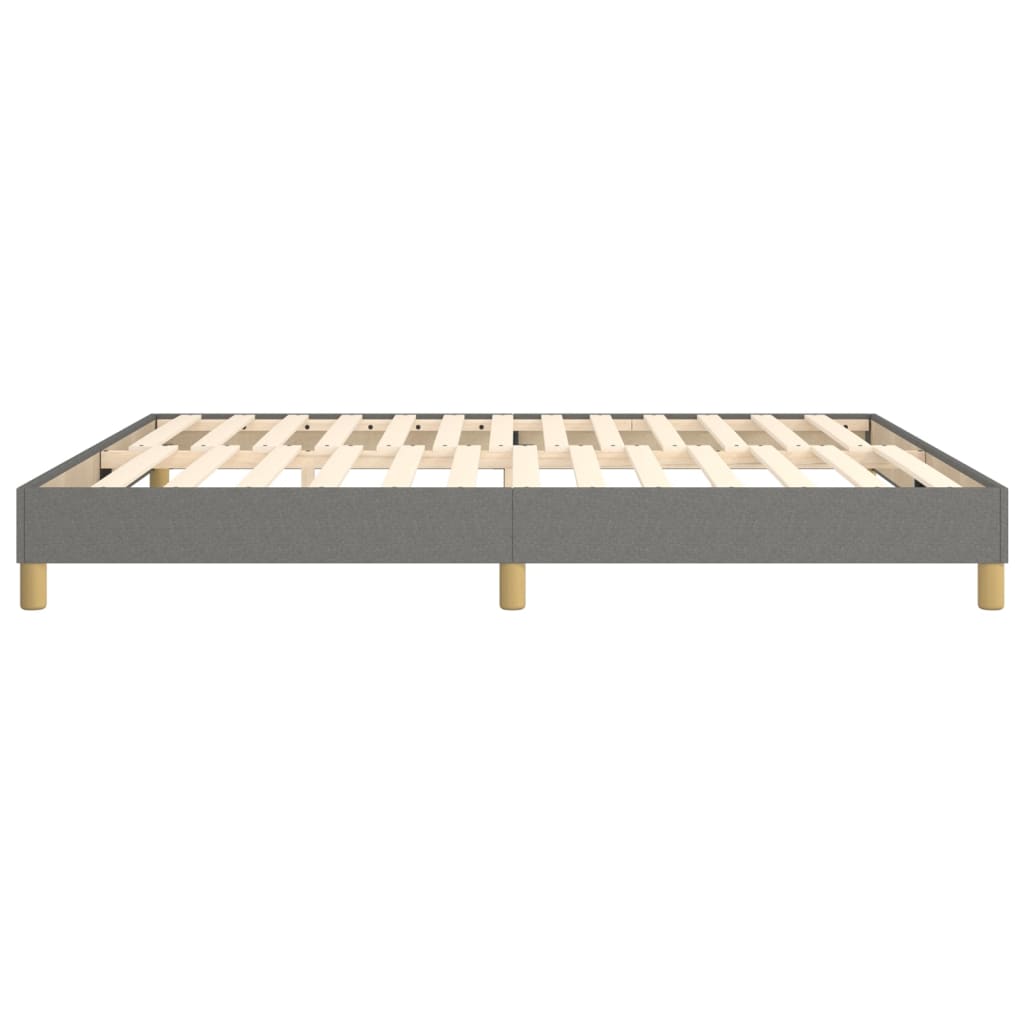 Struttura Letto a Rete a Molle Grigio Scuro 160x200 cm Tessuto | homemem39