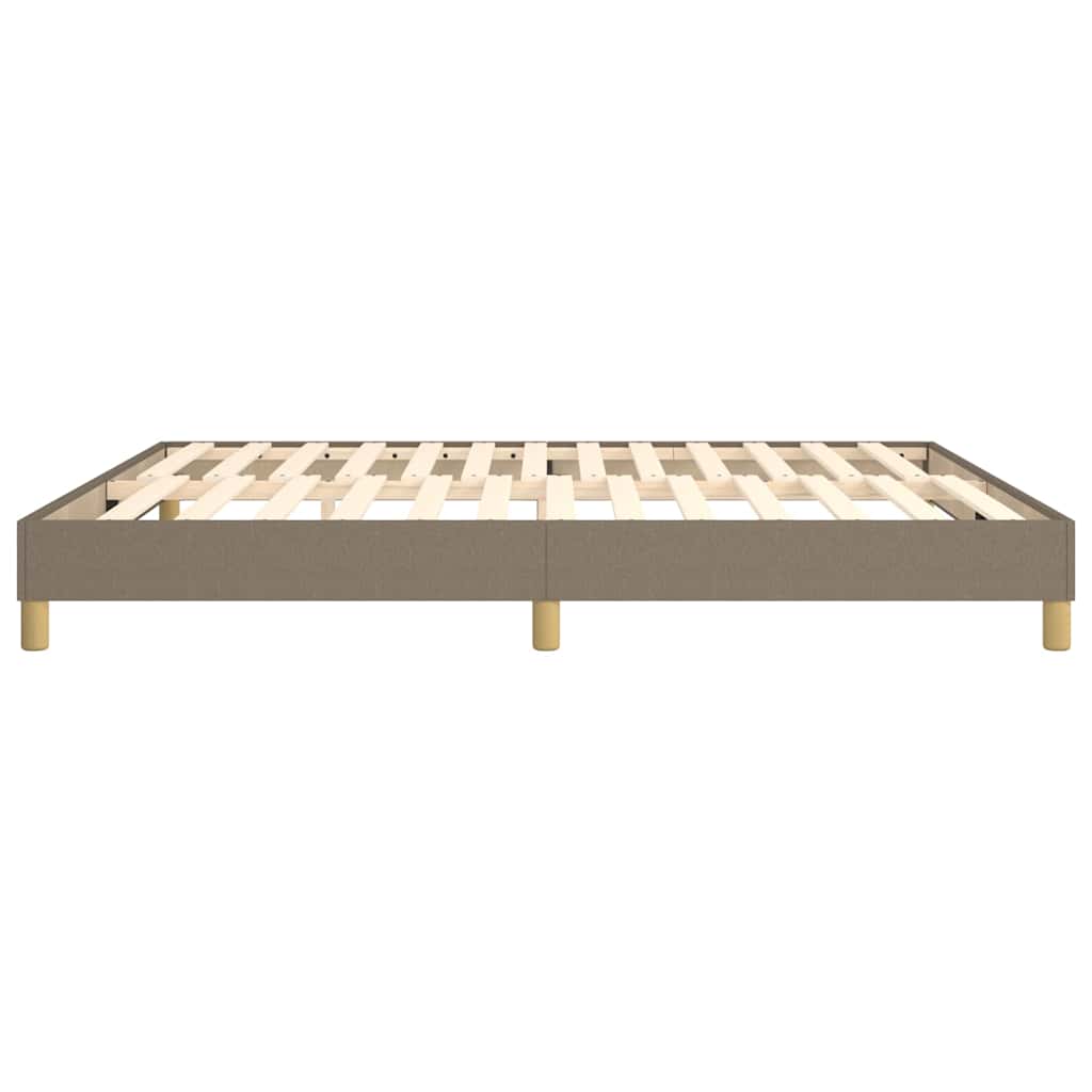 Struttura Letto a Rete a Molle Tortora 160x200 cm in Tessuto