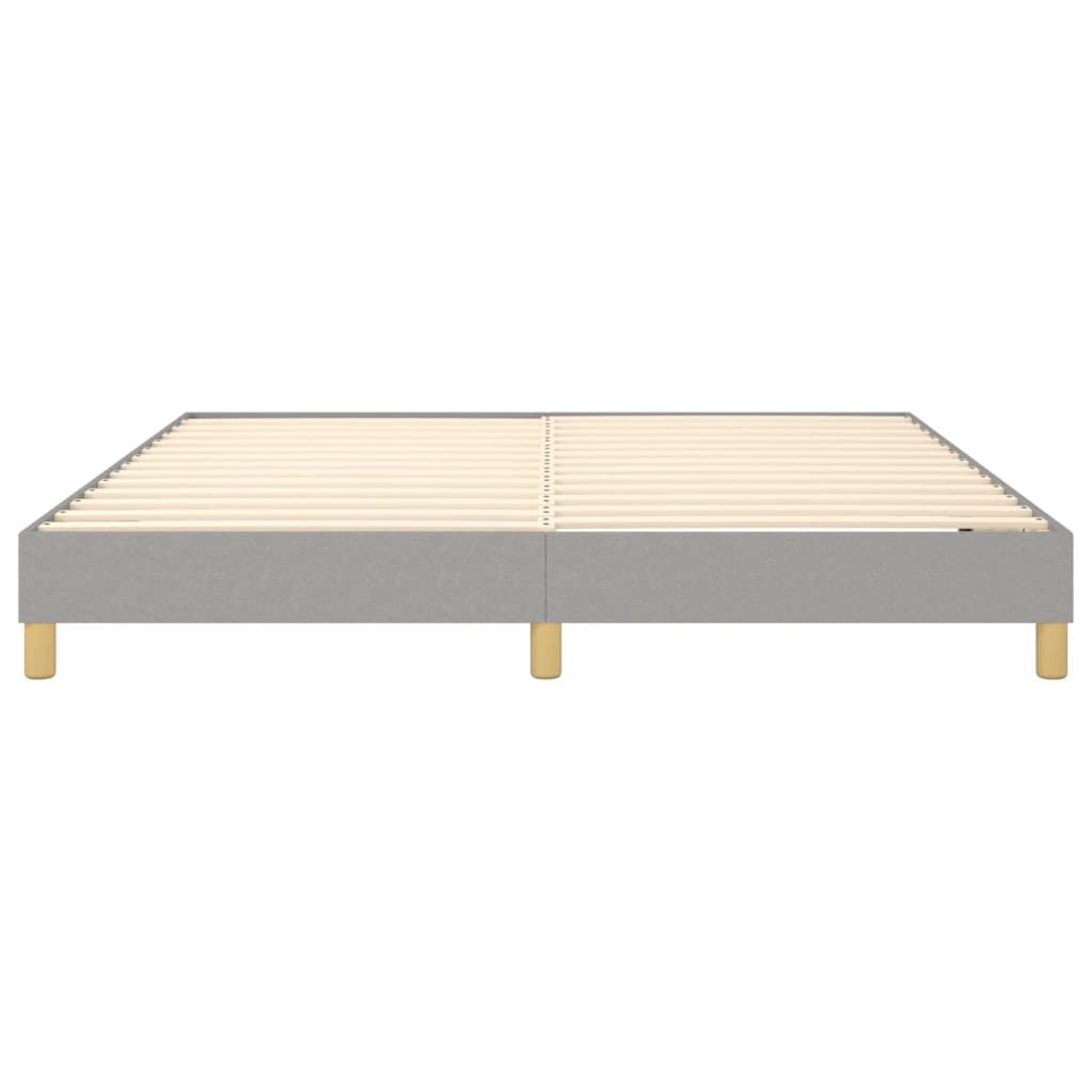 Struttura Letto a Rete a Molle Grigio Chiaro 180x200 cm Tessuto | homemem39