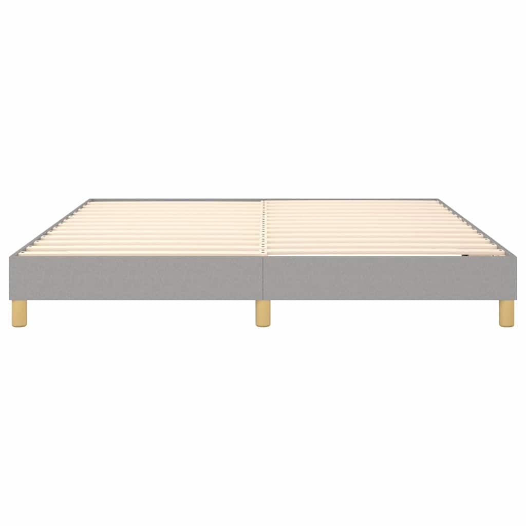Struttura Letto a Rete a Molle Grigio Chiaro 180x200 cm Tessuto
