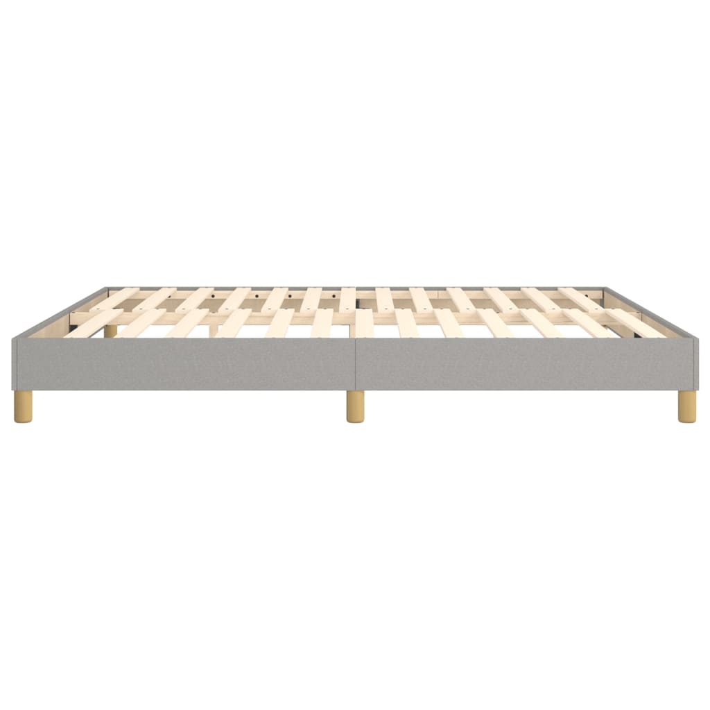 Struttura Letto a Rete a Molle Grigio Chiaro 180x200 cm Tessuto | homemem39