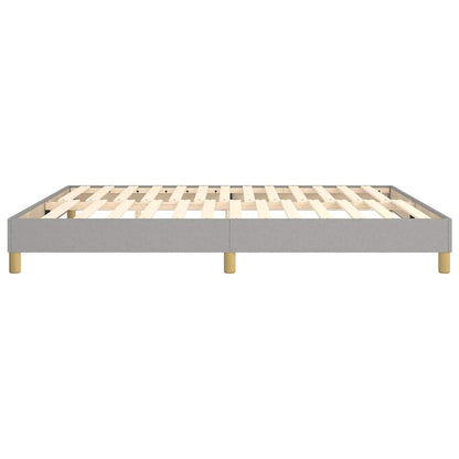Struttura Letto a Rete a Molle Grigio Chiaro 180x200 cm Tessuto