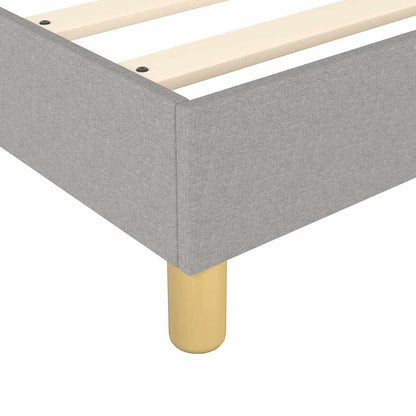 Struttura Letto a Rete a Molle Grigio Chiaro 180x200 cm Tessuto