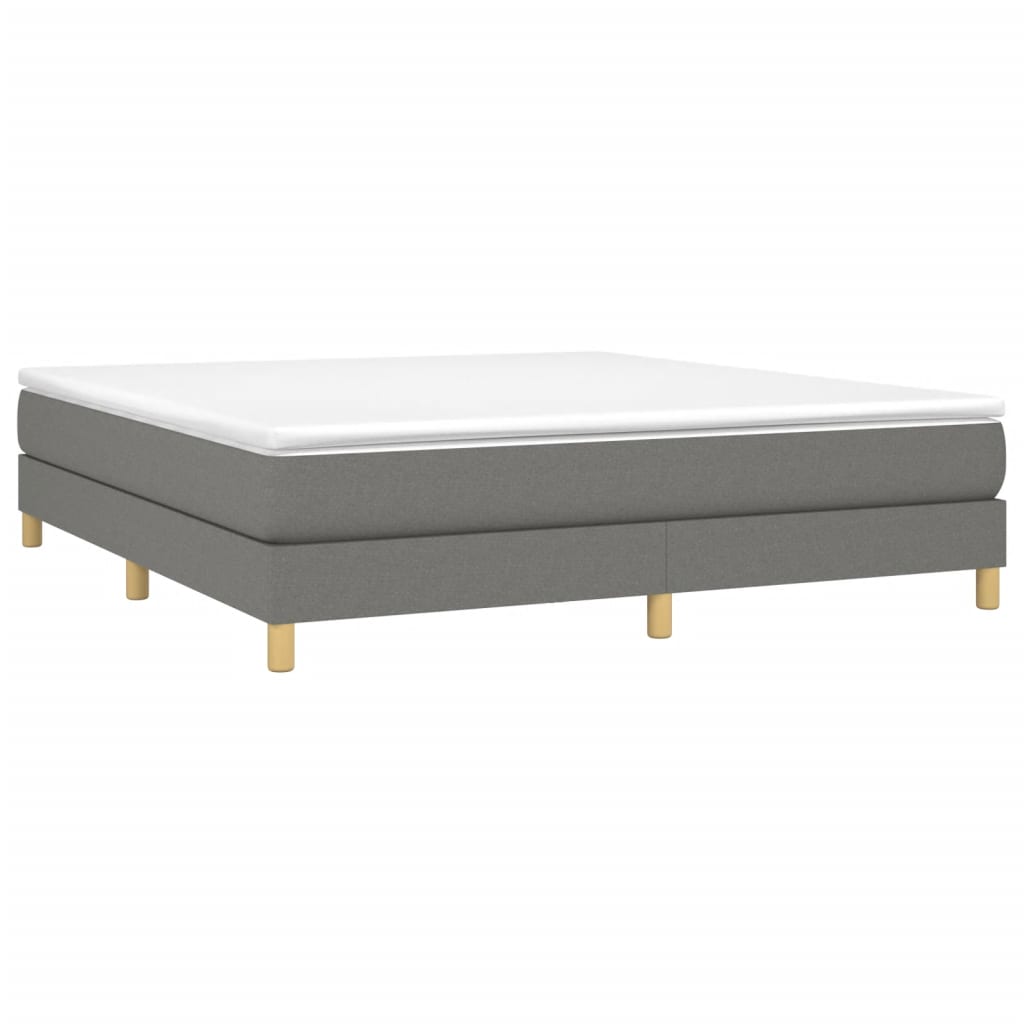 Struttura Letto a Rete a Molle Grigio Scuro 180x200 cm Tessuto | homemem39