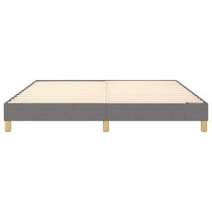 Struttura Letto a Rete a Molle Grigio Scuro 180x200 cm Tessuto
