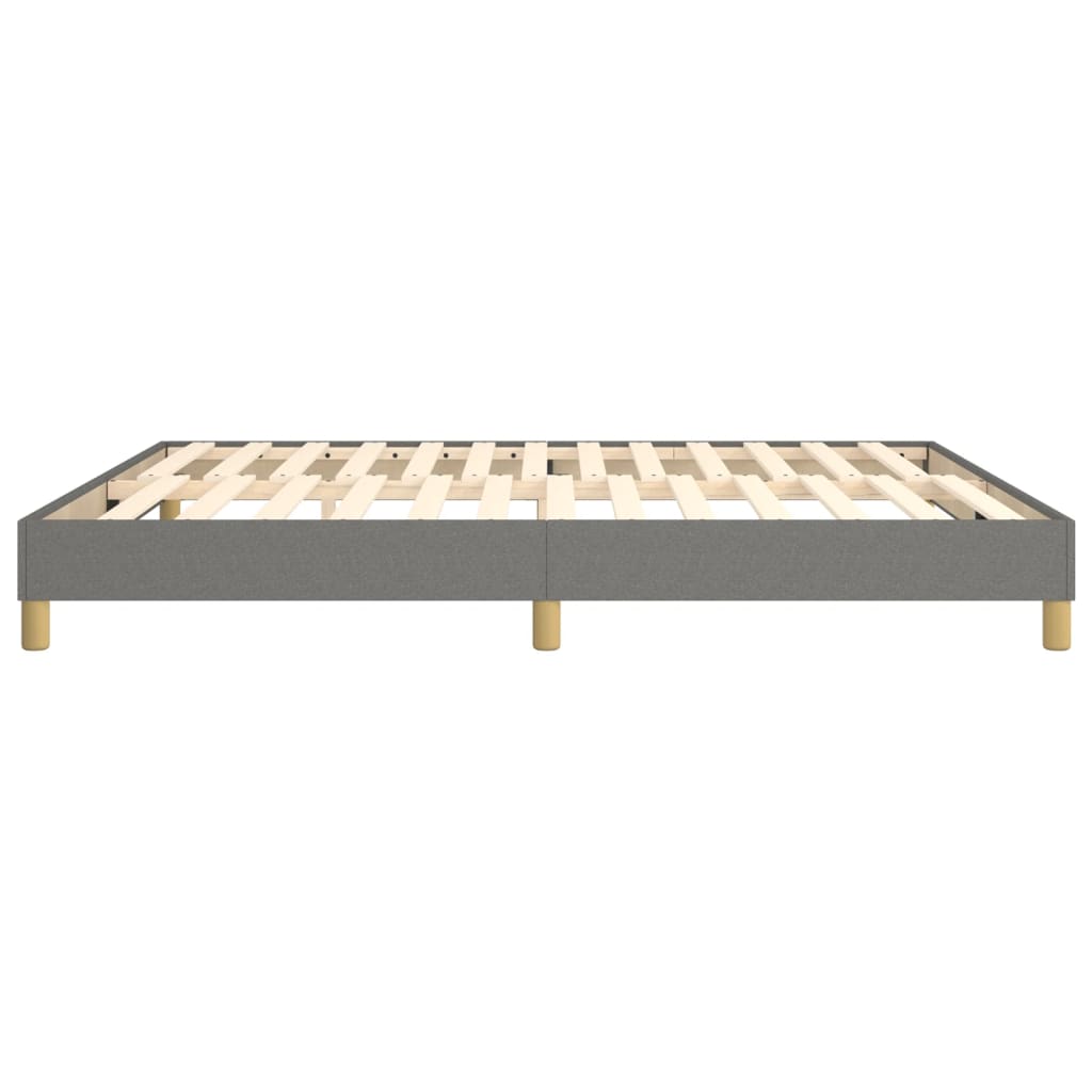Struttura Letto a Rete a Molle Grigio Scuro 180x200 cm Tessuto | homemem39
