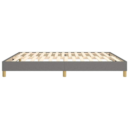 Struttura Letto a Rete a Molle Grigio Scuro 180x200 cm Tessuto
