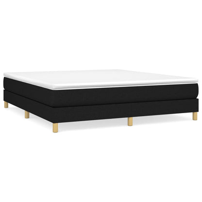 Struttura Letto a Rete a Molle Nero 180x200 cm in Tessuto | homemem39