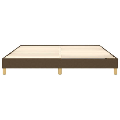 Struttura Letto a Rete a Molle Marrone Scuro 180x200 cm Tessuto | homemem39