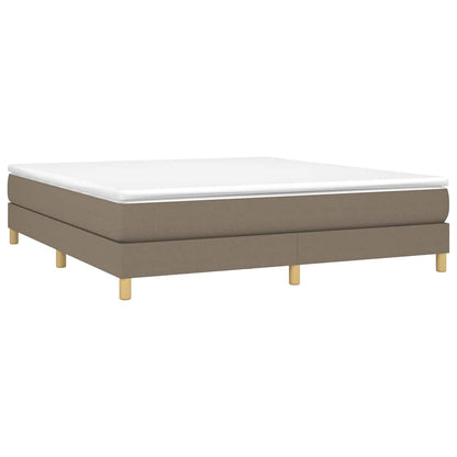 Struttura Letto a Rete a Molle Tortora 180x200 cm in Tessuto