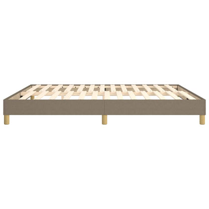 Struttura Letto a Rete a Molle Tortora 180x200 cm in Tessuto