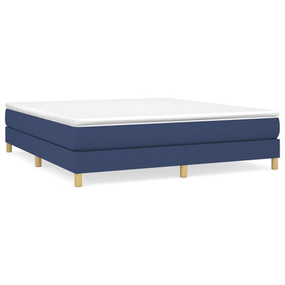 Struttura Letto a Rete a Molle Blu 180x200 cm in Tessuto | homemem39