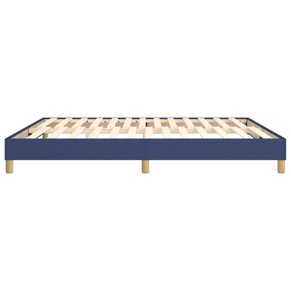 Struttura Letto a Rete a Molle Blu 180x200 cm in Tessuto | homemem39