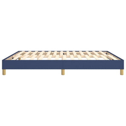 Struttura Letto a Rete a Molle Blu 180x200 cm in Tessuto | homemem39