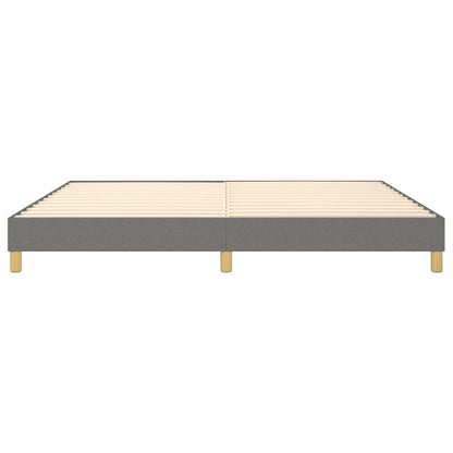 Struttura Letto a Rete a Molle Grigio Scuro 200x200 cm Tessuto | homemem39