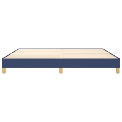 Struttura Letto a Rete a Molle Blu 200x200 cm in Tessuto | homemem39