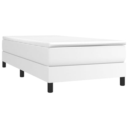 Struttura Letto a Rete a Molle Bianco 80x200 cm in Similpelle | homemem39