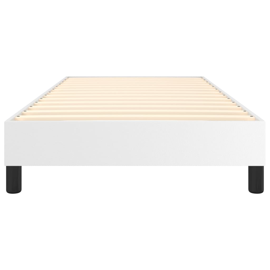 Struttura Letto a Rete a Molle Bianco 80x200 cm in Similpelle | homemem39