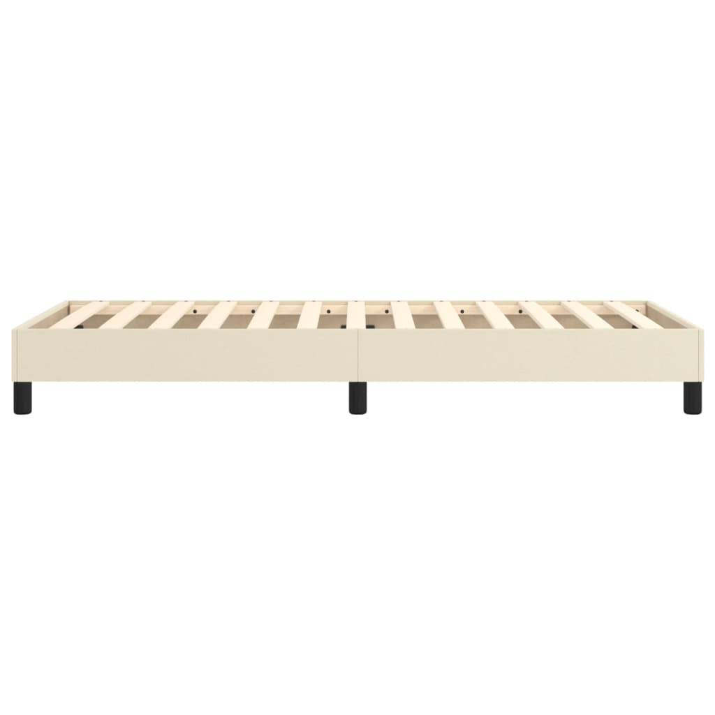 Struttura Letto a Rete a Molle Crema 80x200 cm in Similpelle | homemem39