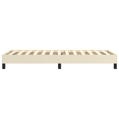 Struttura Letto a Rete a Molle Crema 80x200 cm in Similpelle | homemem39