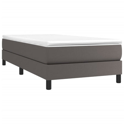 Struttura Letto a Rete a Molle Grigio 80x200 cm in Similpelle | homemem39