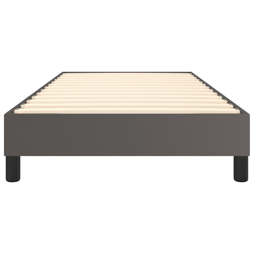 Struttura Letto a Rete a Molle Grigio 80x200 cm in Similpelle | homemem39