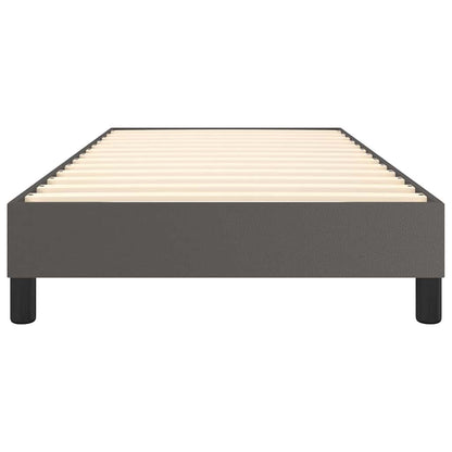 Struttura Letto a Rete a Molle Grigio 80x200 cm in Similpelle