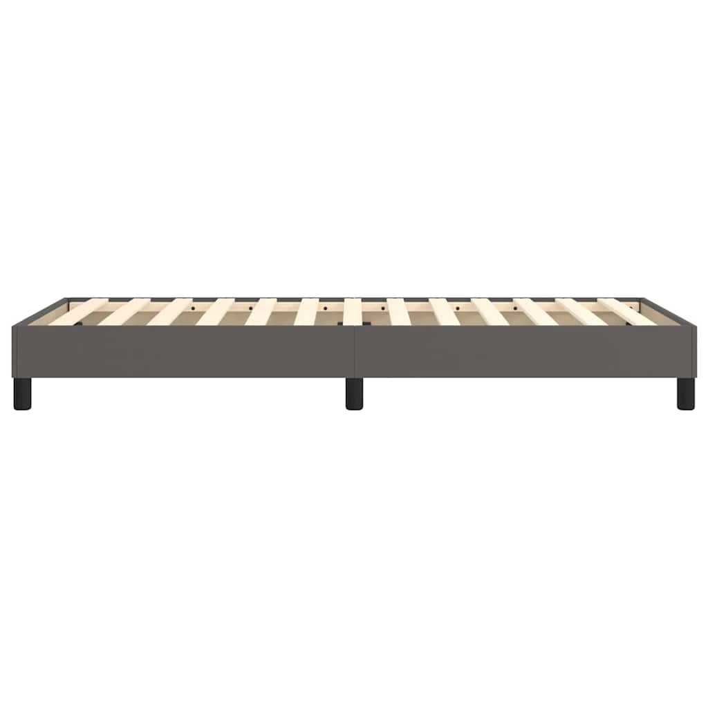 Struttura Letto a Rete a Molle Grigio 80x200 cm in Similpelle | homemem39