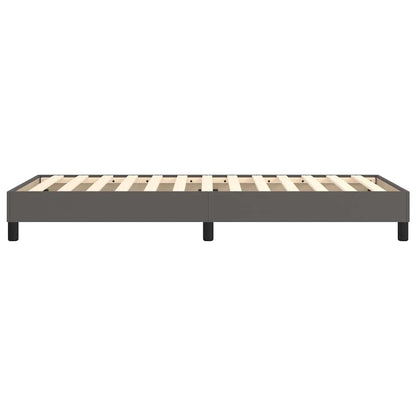 Struttura Letto a Rete a Molle Grigio 80x200 cm in Similpelle