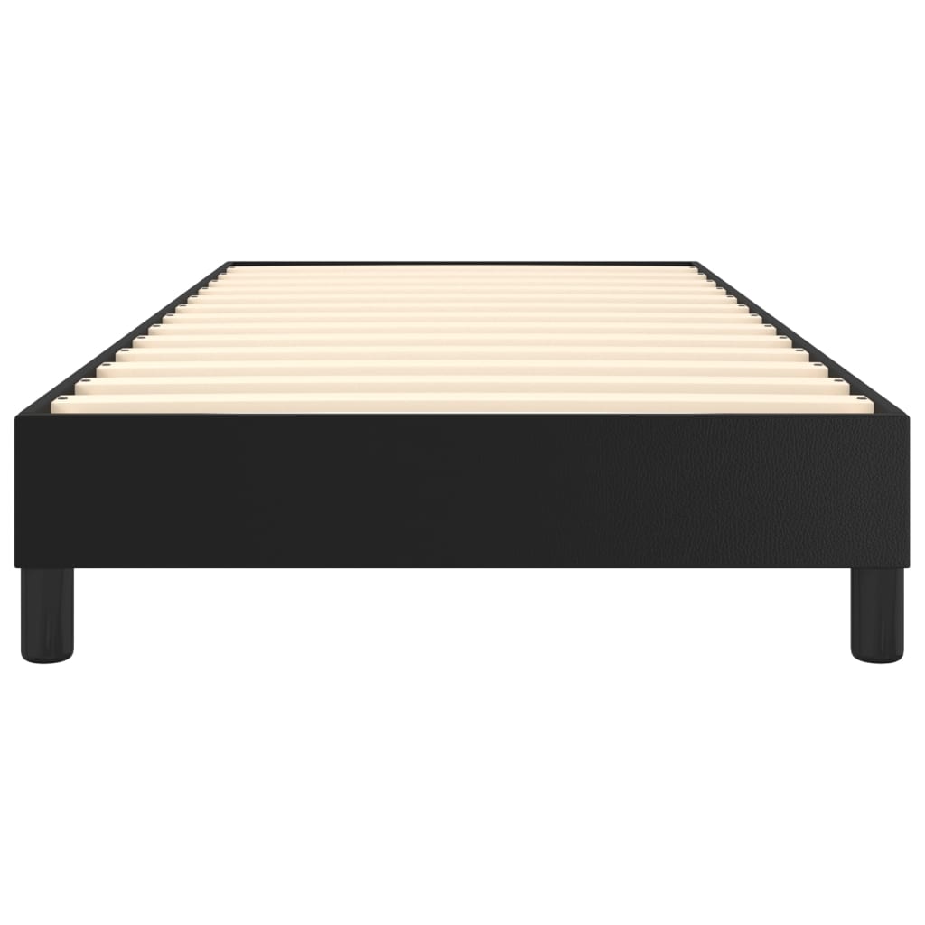 Struttura Letto a Rete a Molle Nero 90x190 cm in Similpelle | homemem39