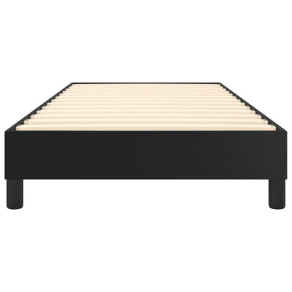 Struttura Letto a Rete a Molle Nero 90x190 cm in Similpelle | homemem39