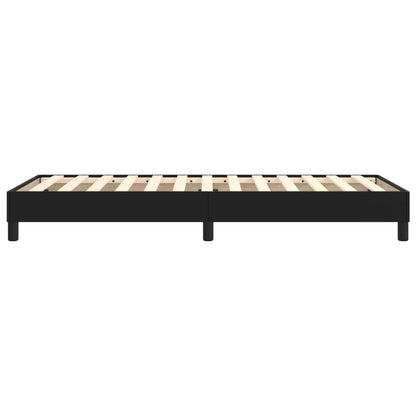Struttura Letto a Rete a Molle Nero 90x190 cm in Similpelle | homemem39