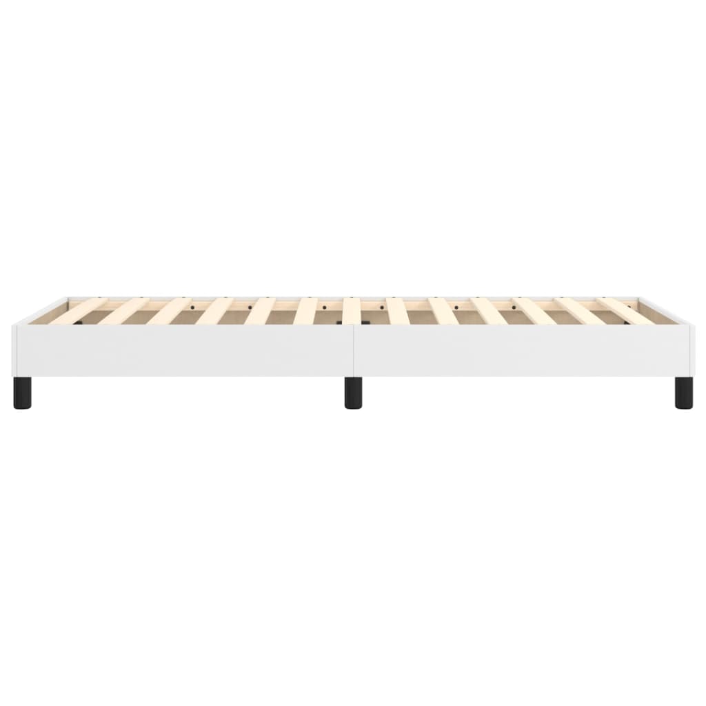 Struttura Letto a Rete a Molle Bianco 90x190 cm in Similpelle | homemem39