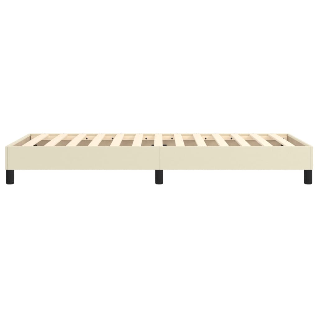 Struttura Letto a Rete a Molle Crema 90x190 cm in Similpelle | homemem39