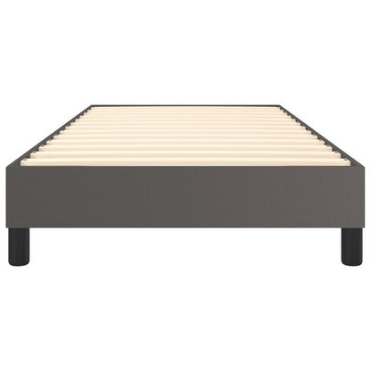 Struttura Letto a Rete a Molle Grigio 90x190 cm in Similpelle