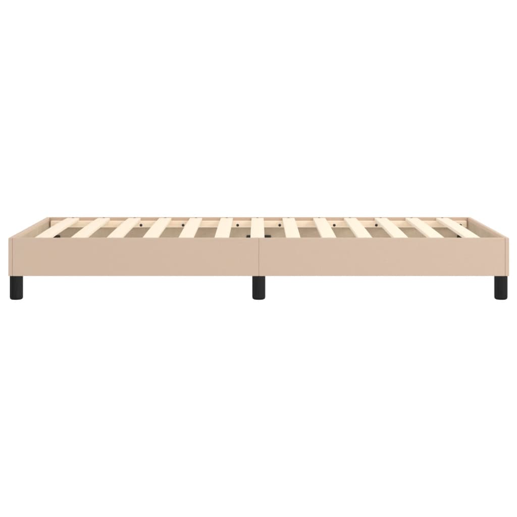 Struttura Letto a Rete a Molle Cappuccino 90x190 cm in Similpelle | homemem39