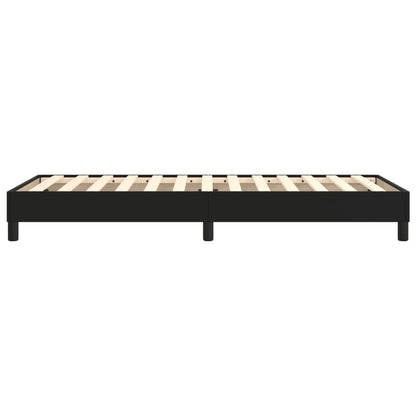 Struttura Letto a Rete a Molle Nero 90x200 cm in Similpelle | homemem39