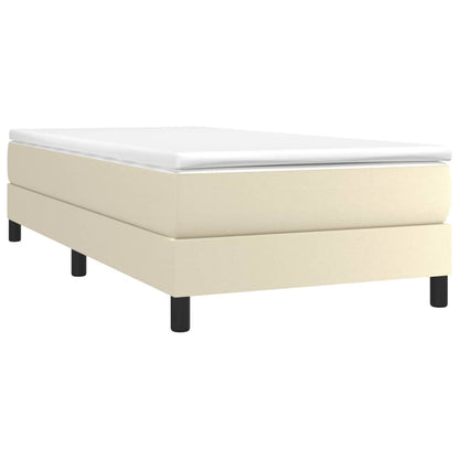 Struttura Letto a Rete a Molle Crema 90x200 cm in Similpelle | homemem39