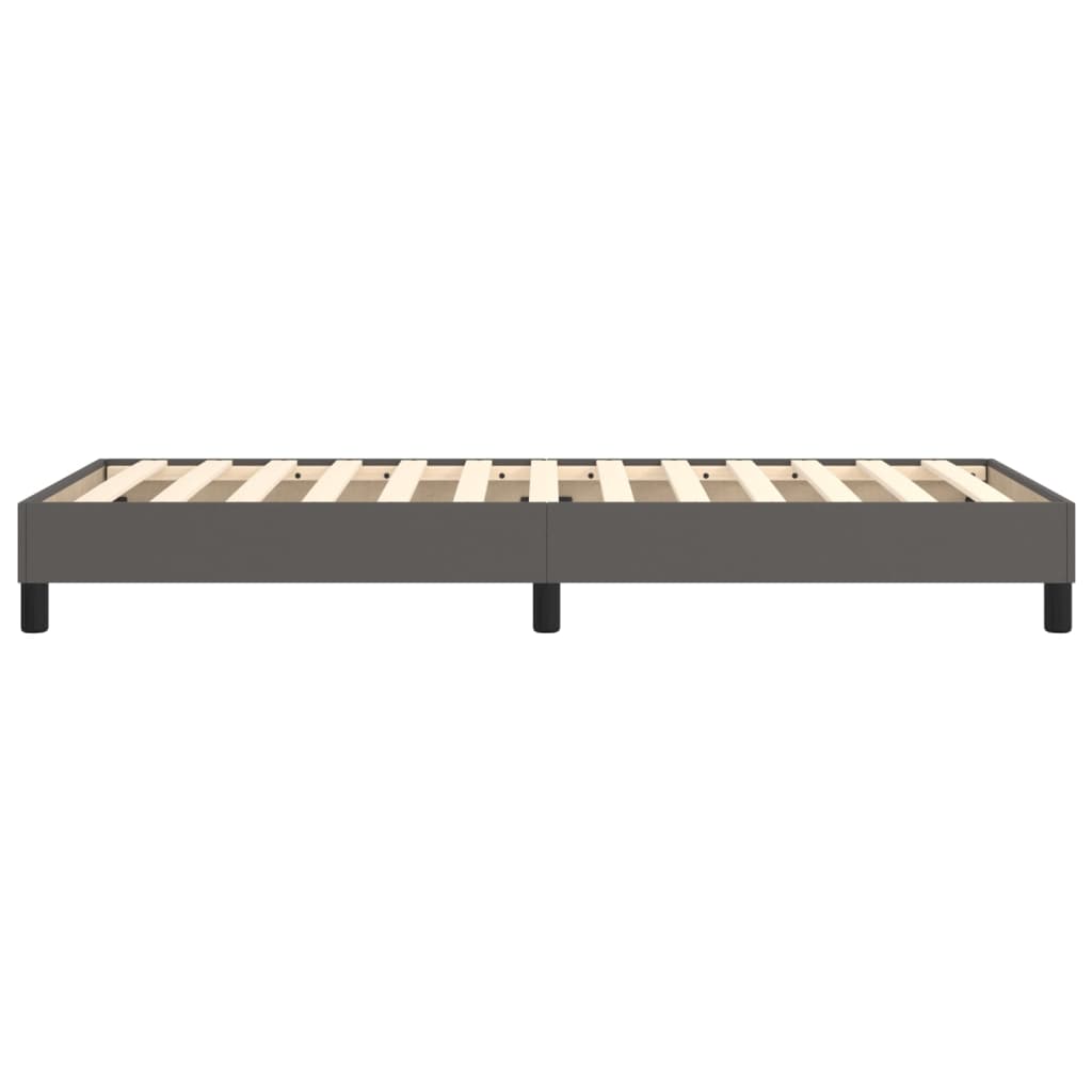 Struttura Letto a Rete a Molle Grigio 90x200 cm in Similpelle | homemem39
