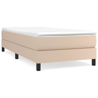 Struttura Letto a Rete a Molle Cappuccino 90x200 cm in Similpelle | homemem39