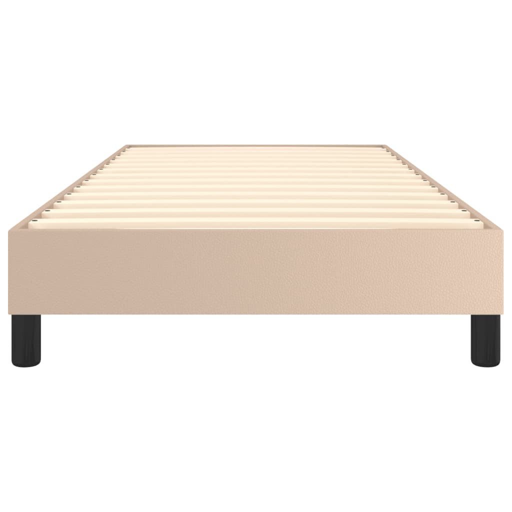 Struttura Letto a Rete a Molle Cappuccino 90x200 cm in Similpelle | homemem39