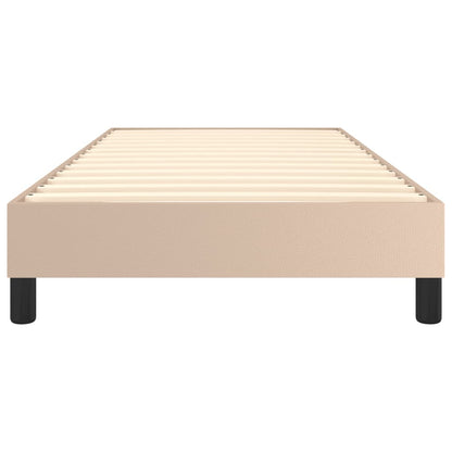 Struttura Letto a Rete a Molle Cappuccino 90x200 cm in Similpelle | homemem39