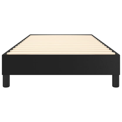 Struttura Letto a Rete a Molle Nero 100x200 cm in Similpelle | homemem39