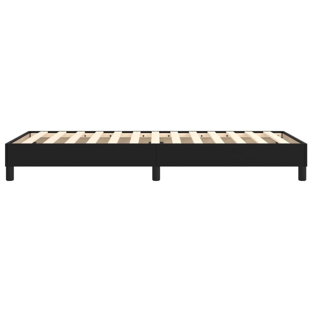 Struttura Letto a Rete a Molle Nero 100x200 cm in Similpelle | homemem39