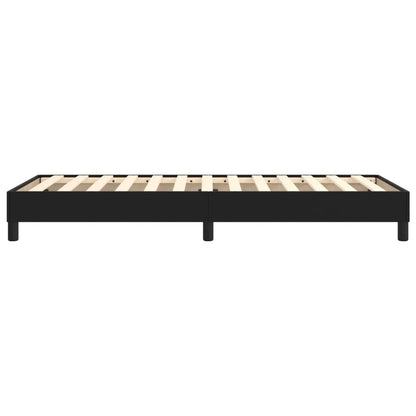 Struttura Letto a Rete a Molle Nero 100x200 cm in Similpelle | homemem39