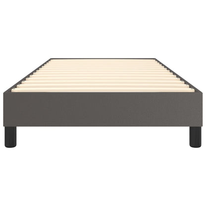Struttura Letto a Rete a Molle Grigio 100x200 cm in Similpelle | homemem39