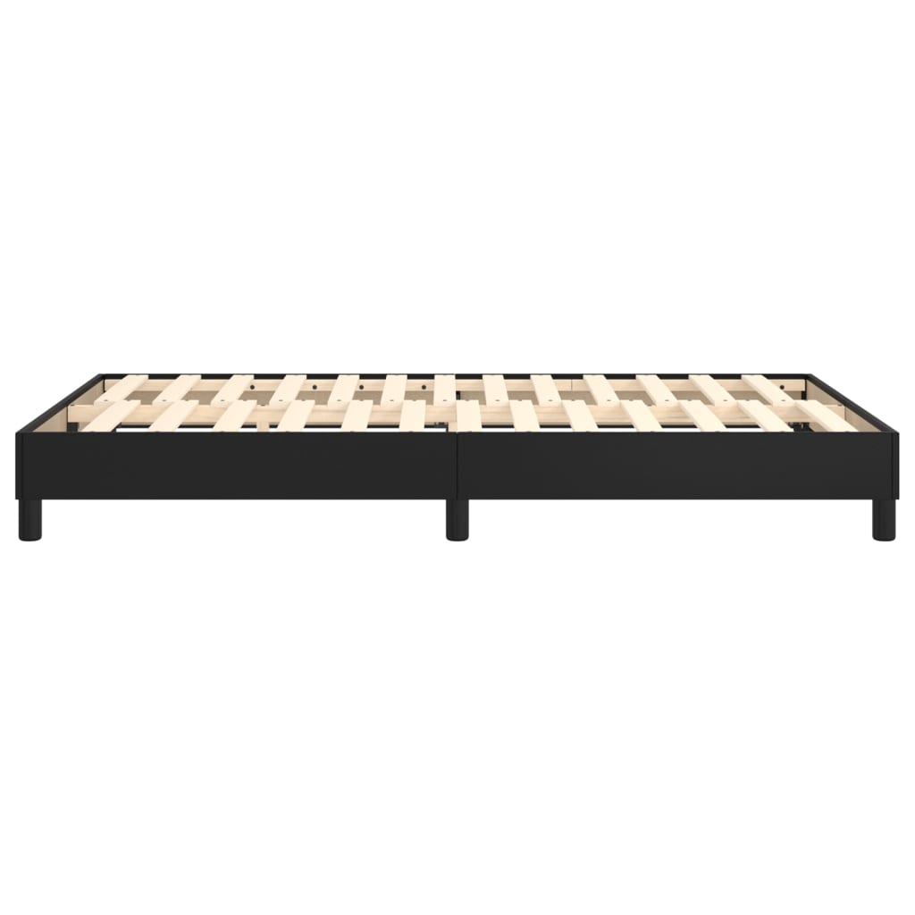 Struttura Letto a Rete a Molle Nero 120x200 cm in Similpelle | homemem39